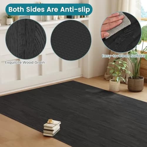 HAPPYGRILL Interlocking Wood Grain EVA Foam Floor Tiles | 25 PCS, 100 Sq. Ft, Anti-Slip, Easy to Install thumbnail 4