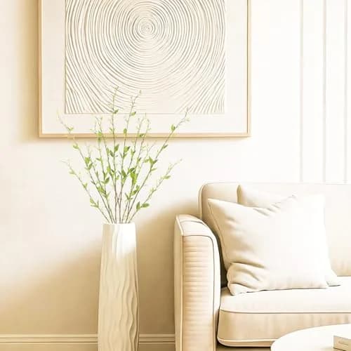 ACRYCS Artificial Branches with Leaves Green 37" (94cm) Faux Greenery Stems, Pack of 4 | Realistic Silk Foliage for Tall Vases thumbnail 4