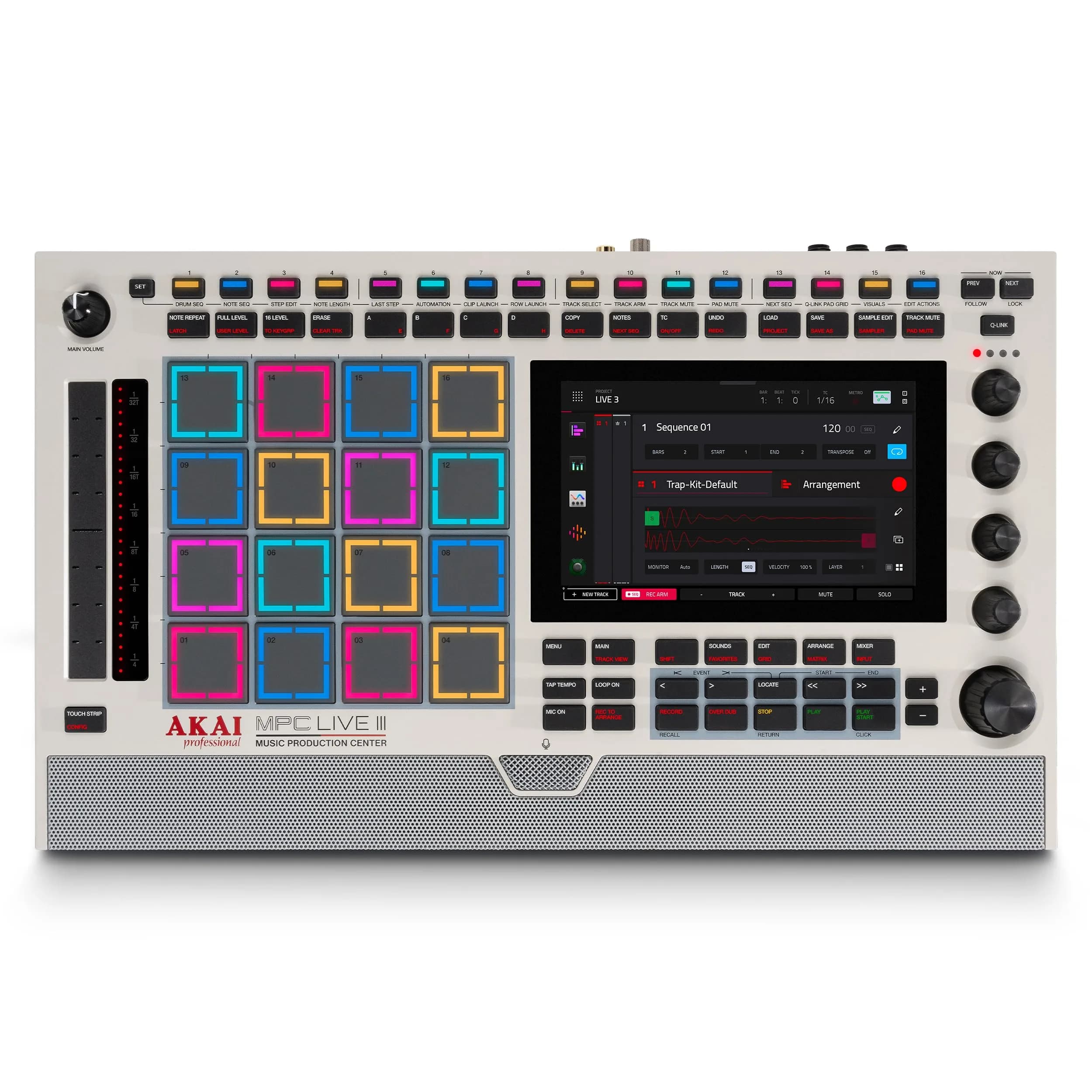 Akai Professional MPC Live III Retro Portable Music Production Center | Standalone, 8-Core, 128GB Storage, 7-inch Touchscreen