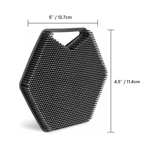 TOOLETRIES Silicone Body Scrubber 2.0 Glacier | Longer Bristles for Deep Cleaning & Exfoliation thumbnail 8