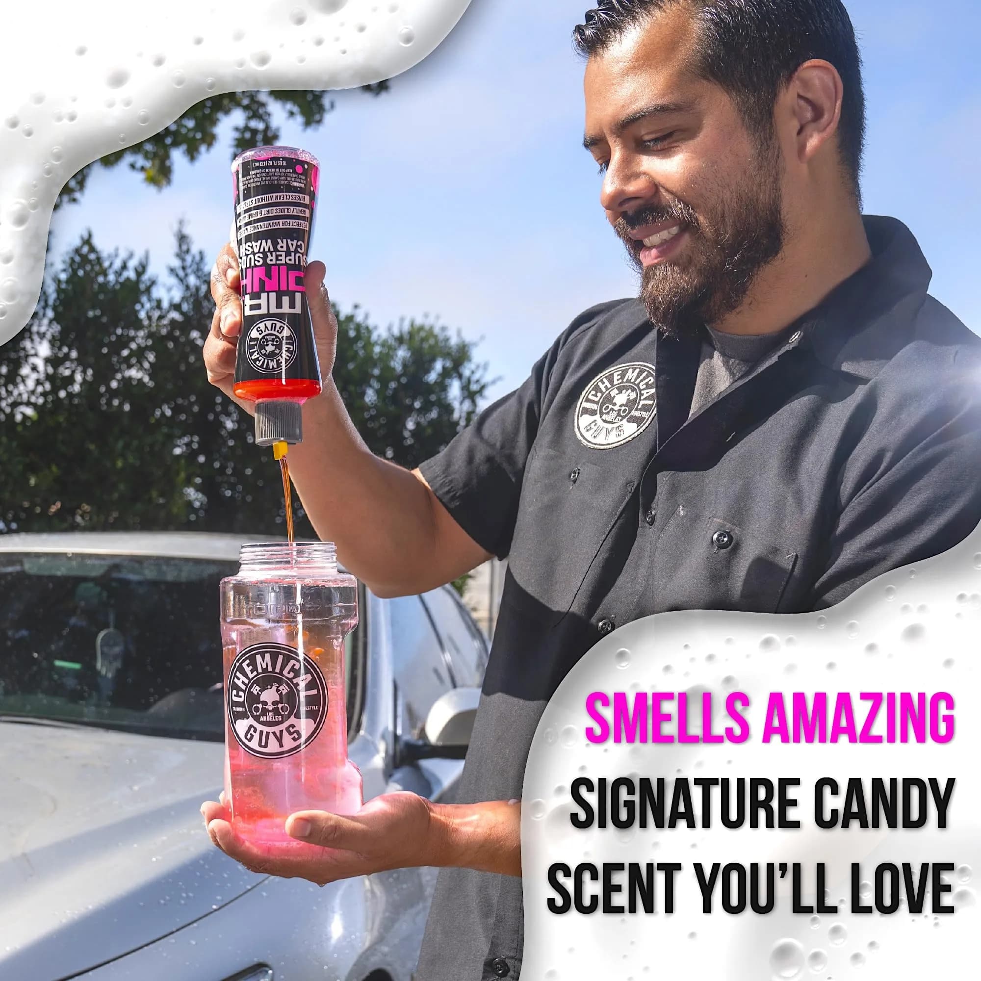 Chemical Guys Hands Off Touchless Pre-Wash & Mr. Pink Car Wash Soap Kit 946ml (32 Fl Oz) | Safer Two-Step Car Wash Workflow - view 9