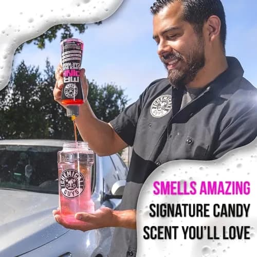 Chemical Guys Hands Off Touchless Pre-Wash & Mr. Pink Car Wash Soap Kit 946ml (32 Fl Oz) | Safer Two-Step Car Wash Workflow thumbnail 9