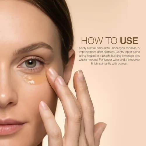 Palladio Full Coverage Concealer Creamy Face & Under Eye Formula 10g (0.35 oz) | Evens Skin Tone & Disguises Dark Circles thumbnail 7