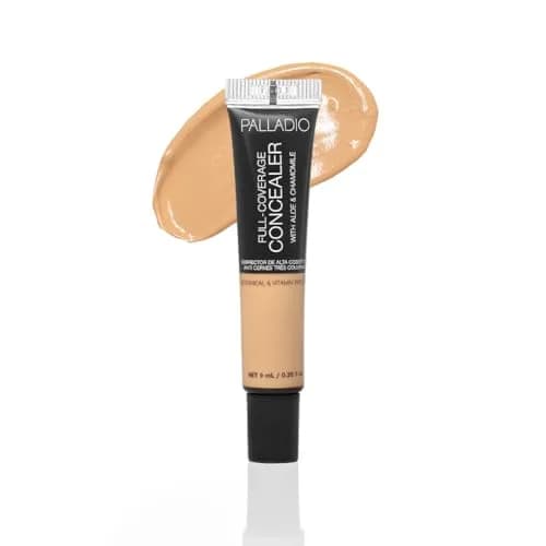 Palladio Full Coverage Concealer Creamy Face & Under Eye Formula 10g (0.35 oz) | Evens Skin Tone & Disguises Dark Circles thumbnail 1