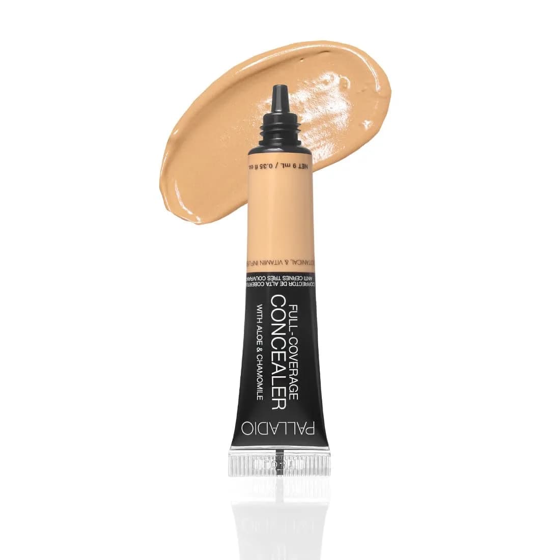 Palladio Full Coverage Concealer Creamy Face & Under Eye Formula 10g (0.35 oz) | Evens Skin Tone & Disguises Dark Circles - view 3