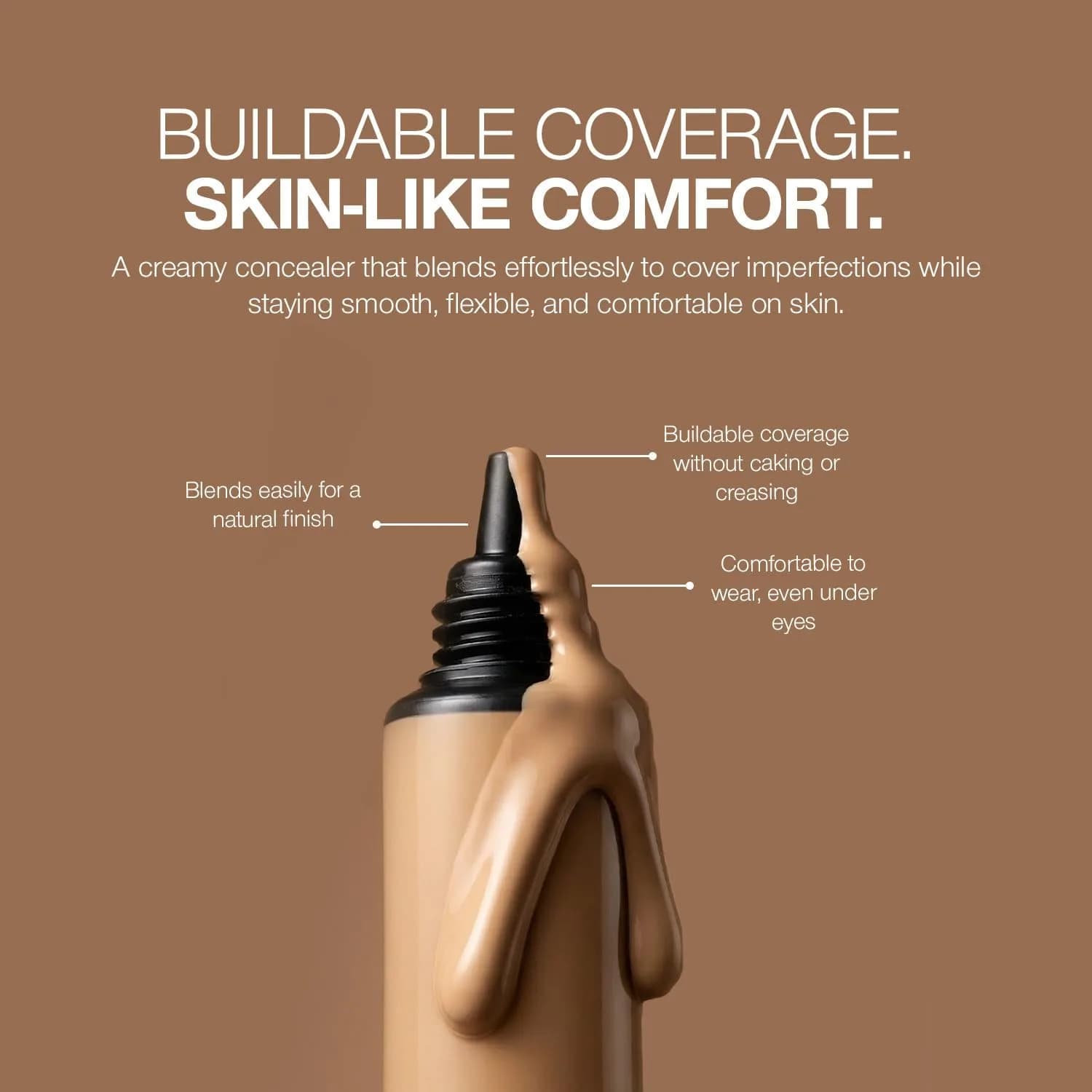 Palladio Full Coverage Concealer Creamy Face & Under Eye Formula 10g (0.35 oz) | Evens Skin Tone & Disguises Dark Circles - view 4