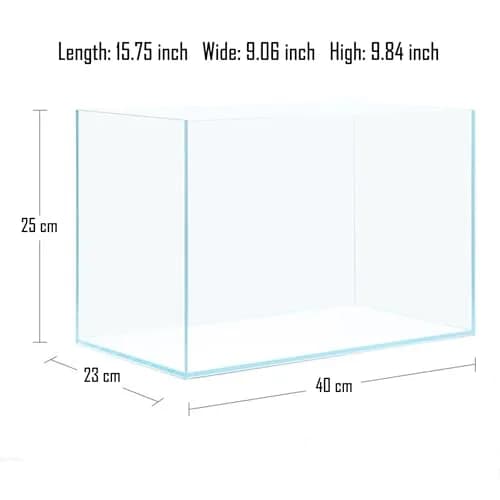 Craftsboys Fish Tank Starter Kit 6 Gallons | Ultra-Clear Glass Aquarium with Filter & LED Light thumbnail 2