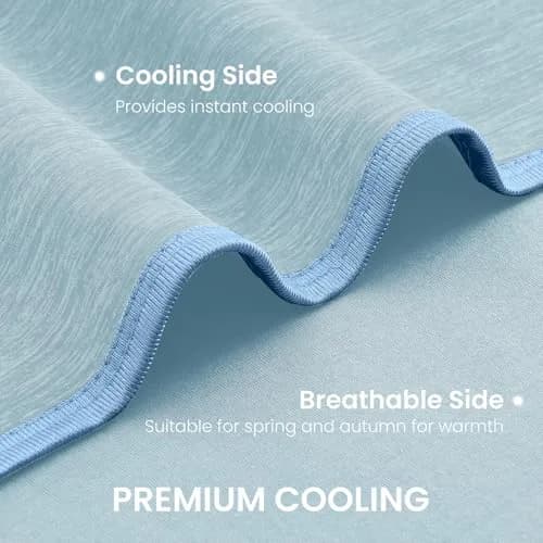 Topcee Cooling Blanket Queen Size 213x213 cm (90"x90") | Breathable, Lightweight, Q-Max > 0.5 thumbnail 5