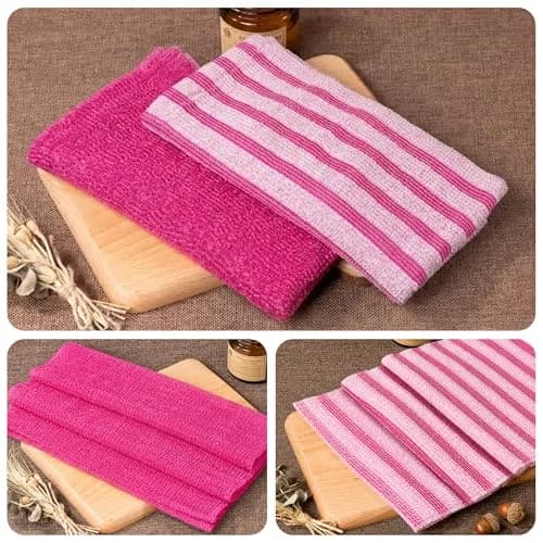 Yiclick Exfoliating Washcloth Towel, Back Scrubber 1 Count (Pack of 2) | Effective Dead Skin Removal thumbnail 9