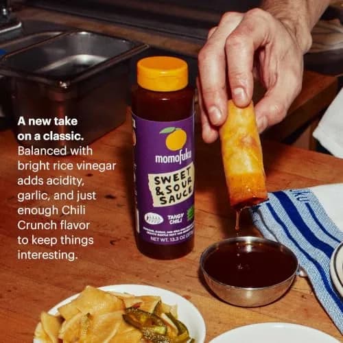 Momofuku Sweet & Sour Sauce 13.3 oz | Balanced acidity with garlic & Chili Crunch thumbnail 3