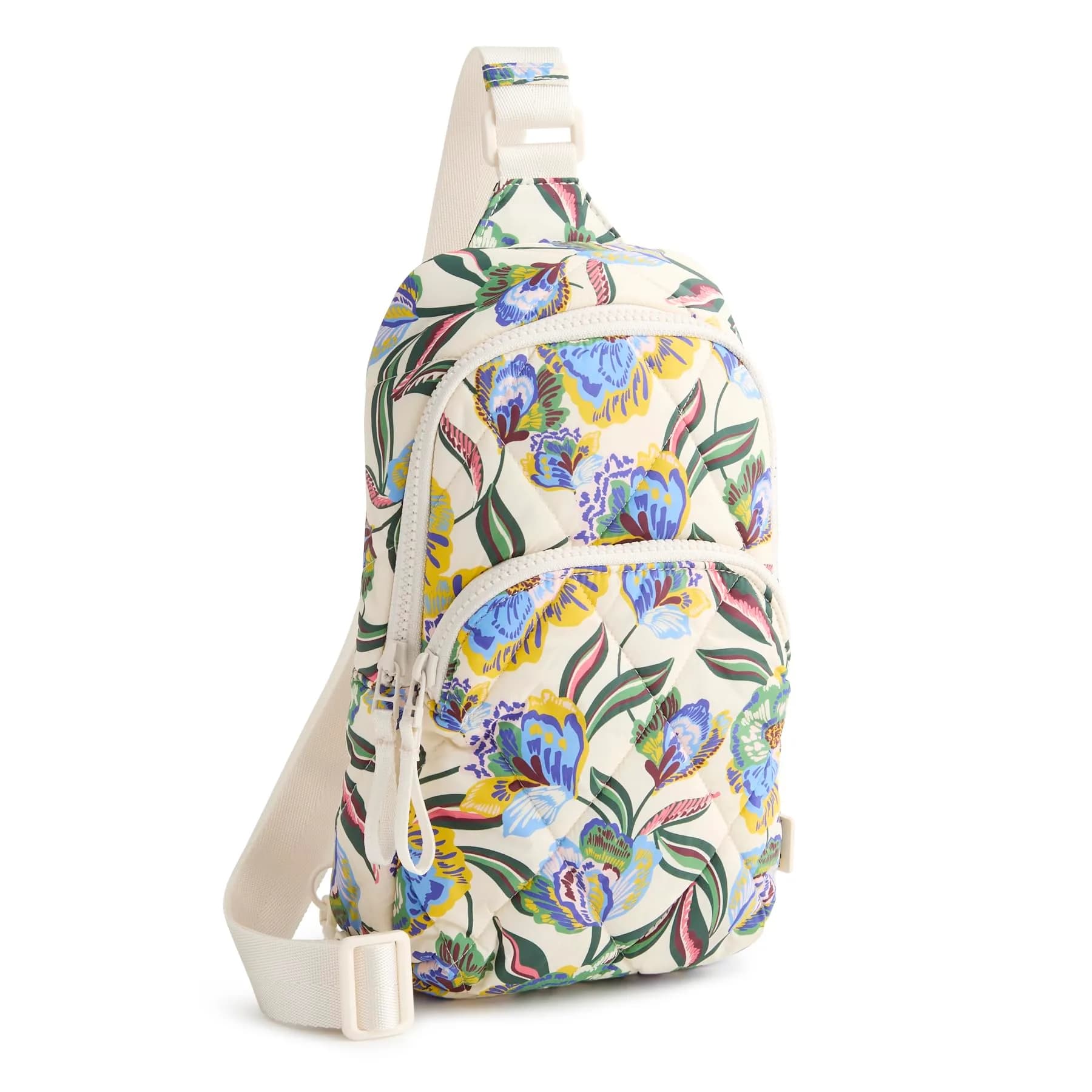 Vera Bradley Water Resistant Featherweight Lorman Sling Backpack | Stylish Crossbody for Travel & Work