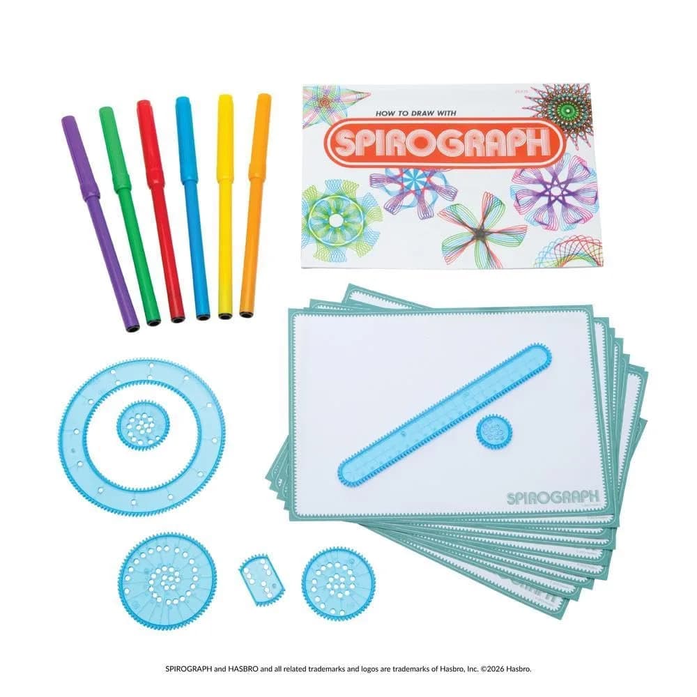 Spirograph Retro Lunchbox Art Kit | Ages 8+ | 21.6cm (8.5in) Length - view 2