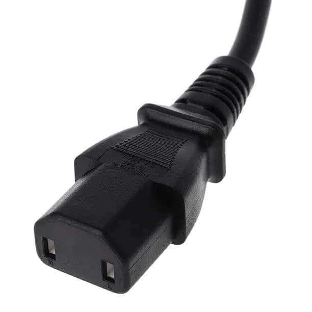 TPLTECH 10ft 2 Prong Power Cord | IEC320 C17 to NEMA 1-15P Replacement Cable - view 3