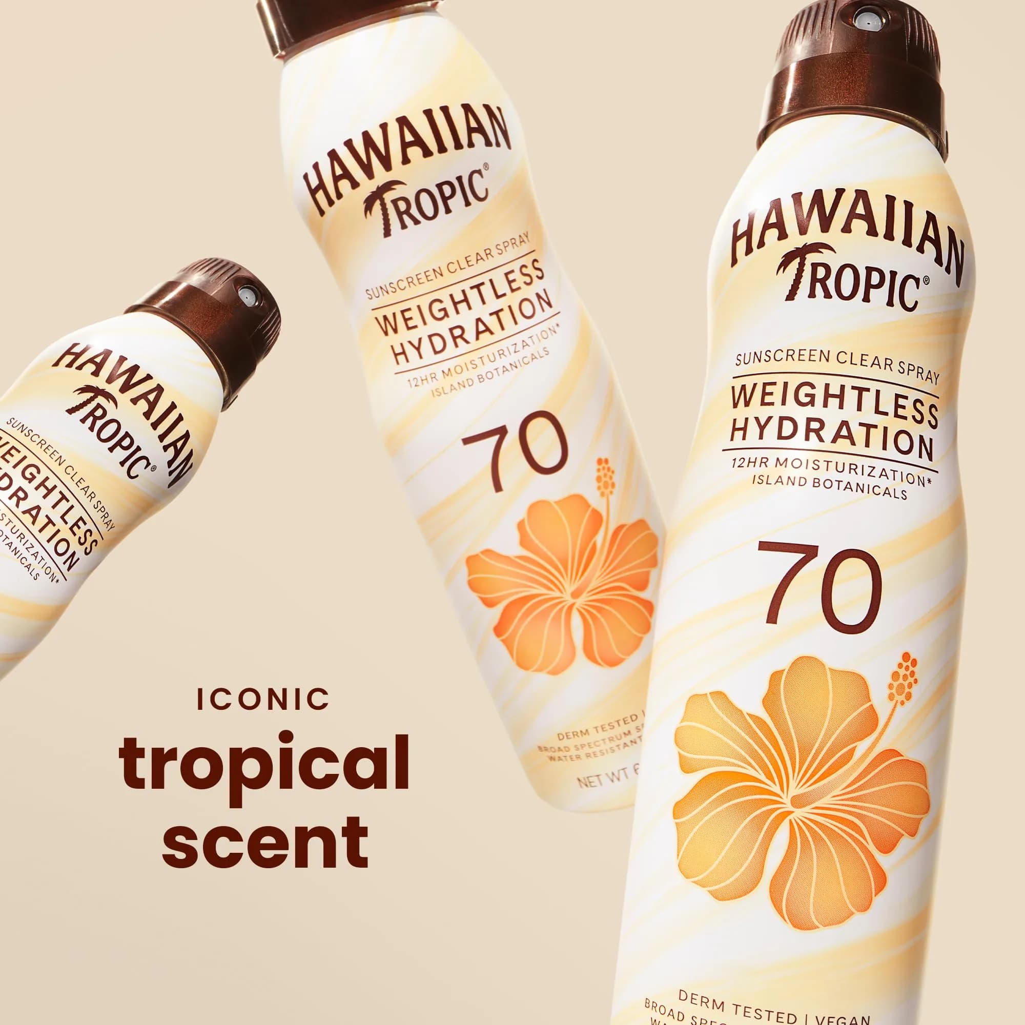 Hawaiian Tropic Weightless Hydration Spray SPF 30 | Broad Spectrum Sunscreen for Face - view 3