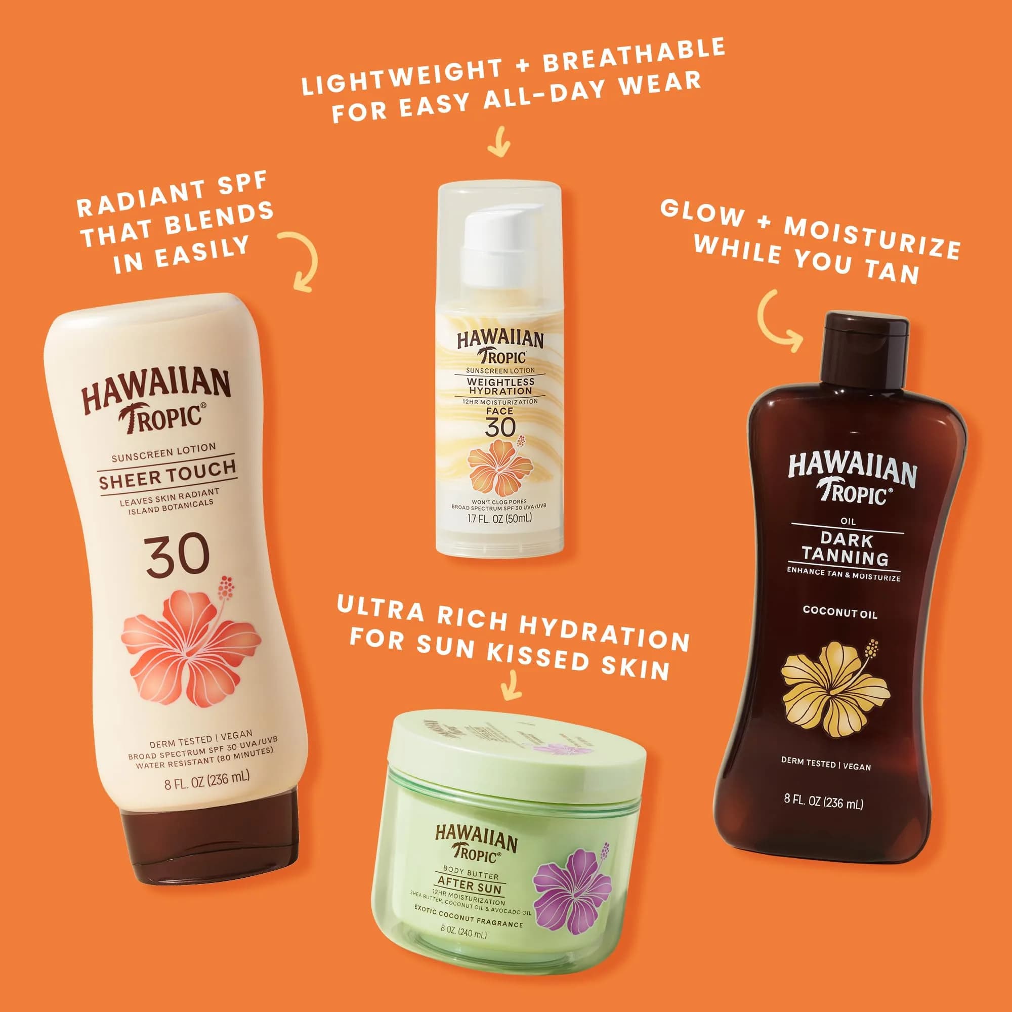Hawaiian Tropic Weightless Hydration Spray SPF 30 | Broad Spectrum Sunscreen for Face - view 7