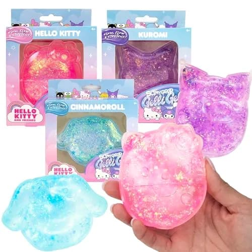 Netflix Kpop Demon Hunters Derpy Blue Gelli Gels Sensory Toy | Slow-Flow Glitter Squishy Fidget for Kids & Teens (1 Unit) thumbnail 1