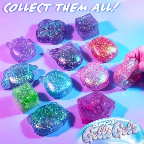 Netflix Kpop Demon Hunters Derpy Blue Gelli Gels Sensory Toy | Slow-Flow Glitter Squishy Fidget for Kids & Teens (1 Unit) thumbnail 7