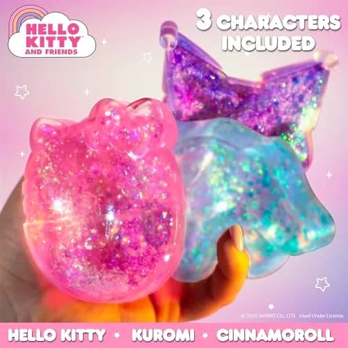 Netflix Kpop Demon Hunters Derpy Blue Gelli Gels Sensory Toy | Slow-Flow Glitter Squishy Fidget for Kids & Teens (1 Unit) thumbnail 2
