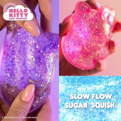 Netflix Kpop Demon Hunters Derpy Blue Gelli Gels Sensory Toy | Slow-Flow Glitter Squishy Fidget for Kids & Teens (1 Unit) thumbnail 3