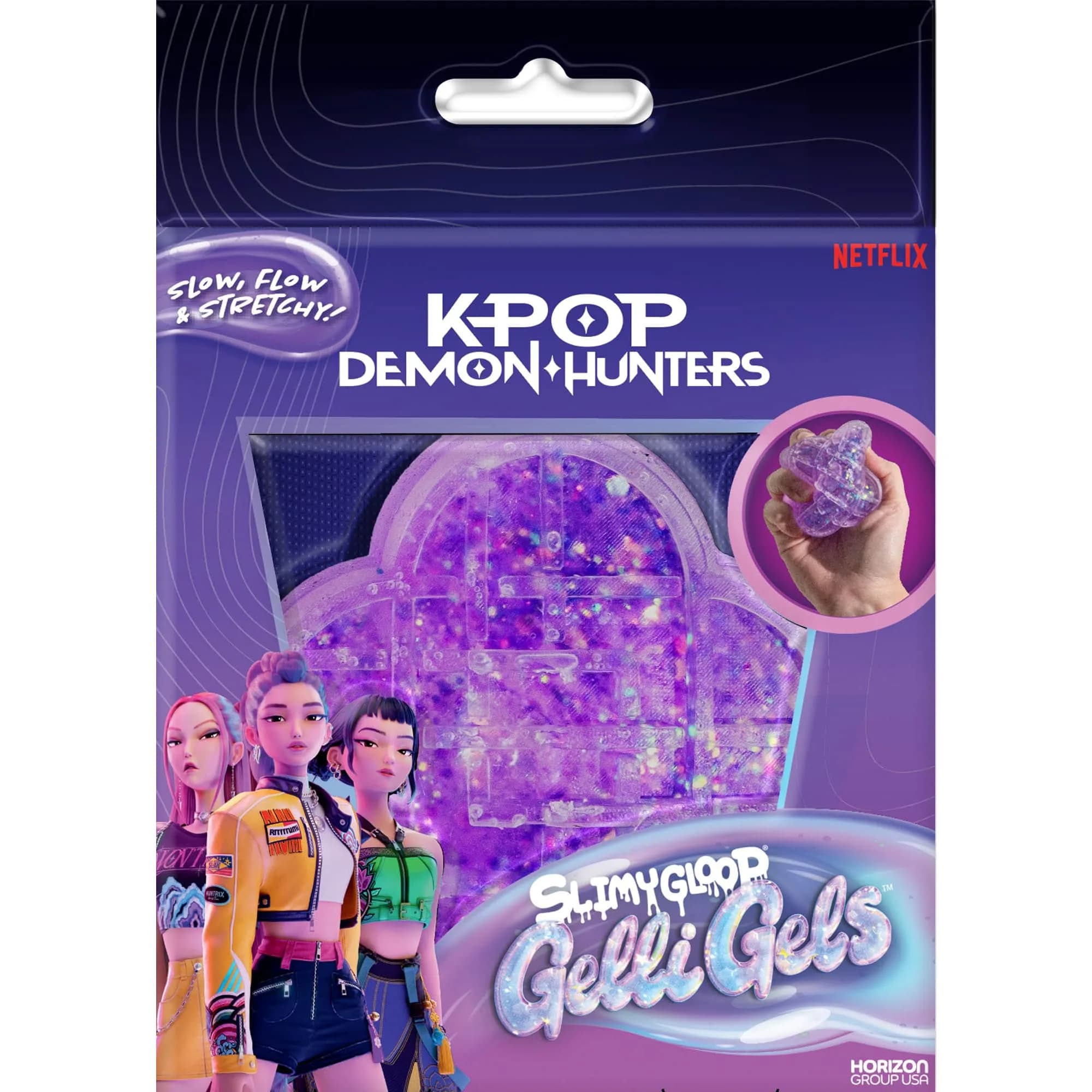 Horizon Group USA Kpop Demon Hunters Gelli Gels Squishy Sensory Toy | Non-Toxic BPA-Free ASTM-Tested - main product image