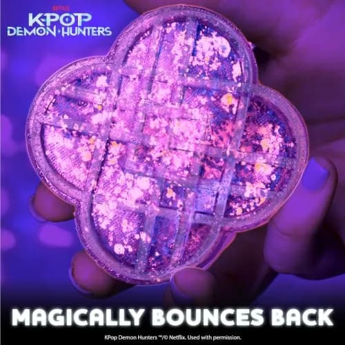 Horizon Group USA KPop Demon Hunters HUNTR/X Gelli Gels | Slow-Flow Glitter Squishy Sensory Toy for Kids & Teens thumbnail 4