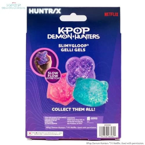 Horizon Group USA KPop Demon Hunters HUNTR/X Gelli Gels | Slow-Flow Glitter Squishy Sensory Toy for Kids & Teens thumbnail 8