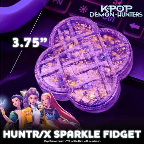 Horizon Group USA KPop Demon Hunters HUNTR/X Gelli Gels | Slow-Flow Glitter Squishy Sensory Toy for Kids & Teens thumbnail 2