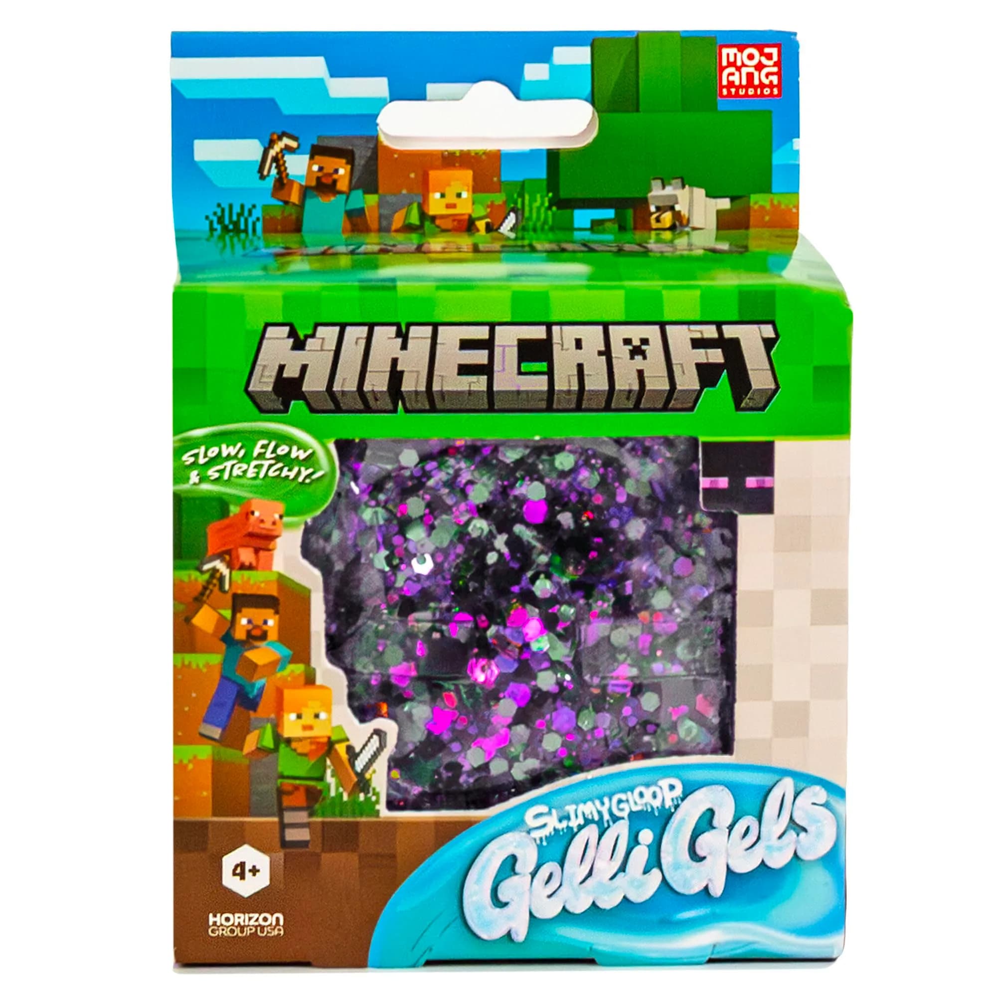 Horizon Group USA Minecraft Gelli Gels Enderman Purple Squishy Sensory Toy | Non-Toxic ASTM-Tested for Kids - view 7