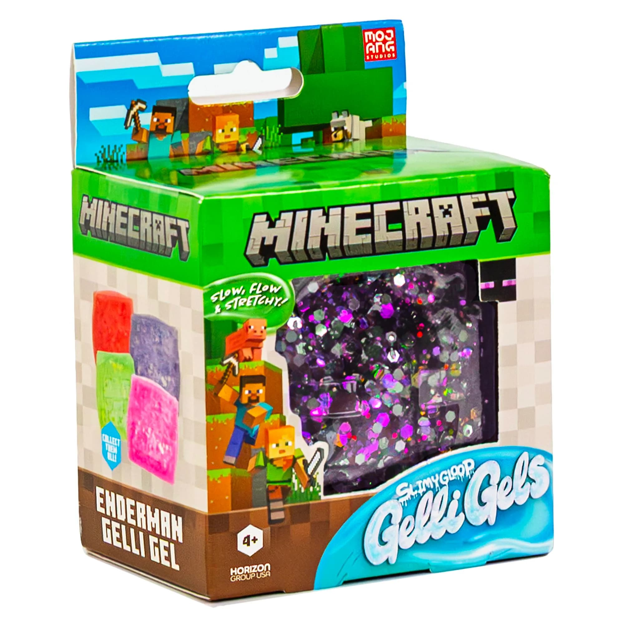 Horizon Group USA Minecraft Gelli Gels Enderman Purple Squishy Sensory Toy | Non-Toxic ASTM-Tested for Kids - view 8