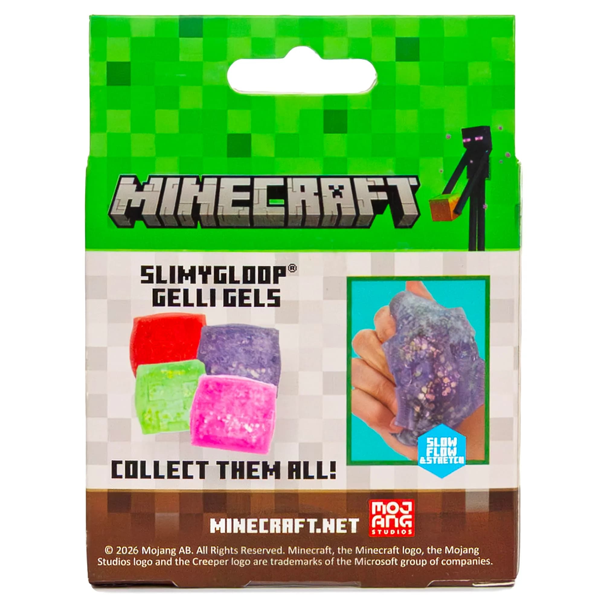Horizon Group USA Minecraft Gelli Gels Enderman Purple Squishy Sensory Toy | Non-Toxic ASTM-Tested for Kids - view 9