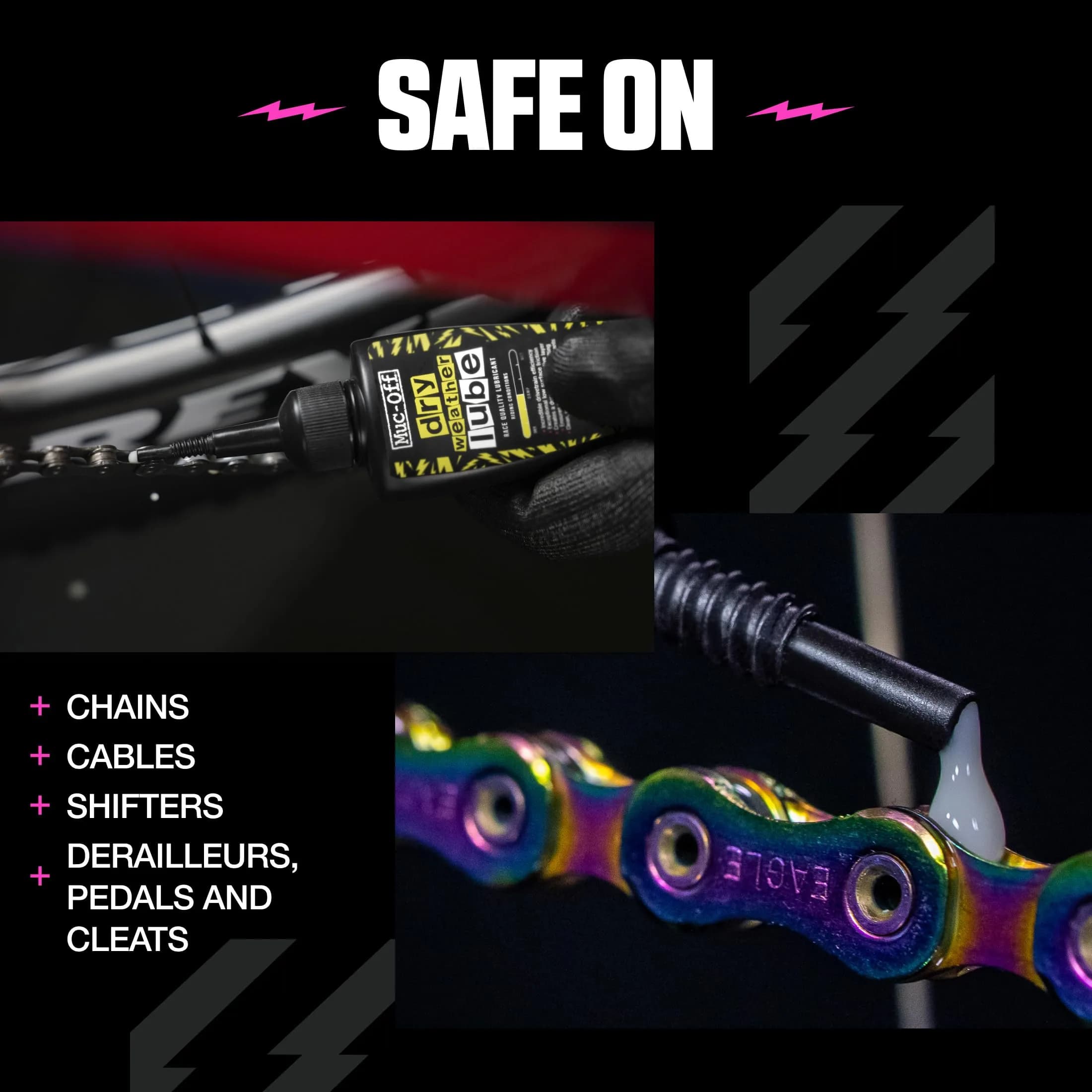 Muc-Off Bio Dry Bike Chain Lube 50ml (1.69 Fl Oz) | Wax-Based Formula for Smooth Gear Shifts - view 4