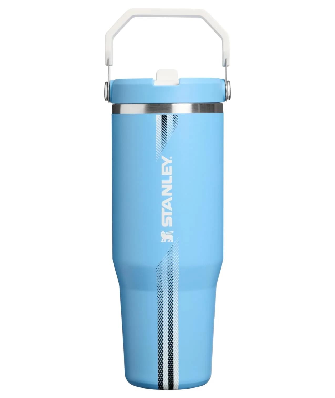 STANLEY IceFlow 2.0 Flip Straw Tumbler - 30 oz, Team Light Blue White - main product image