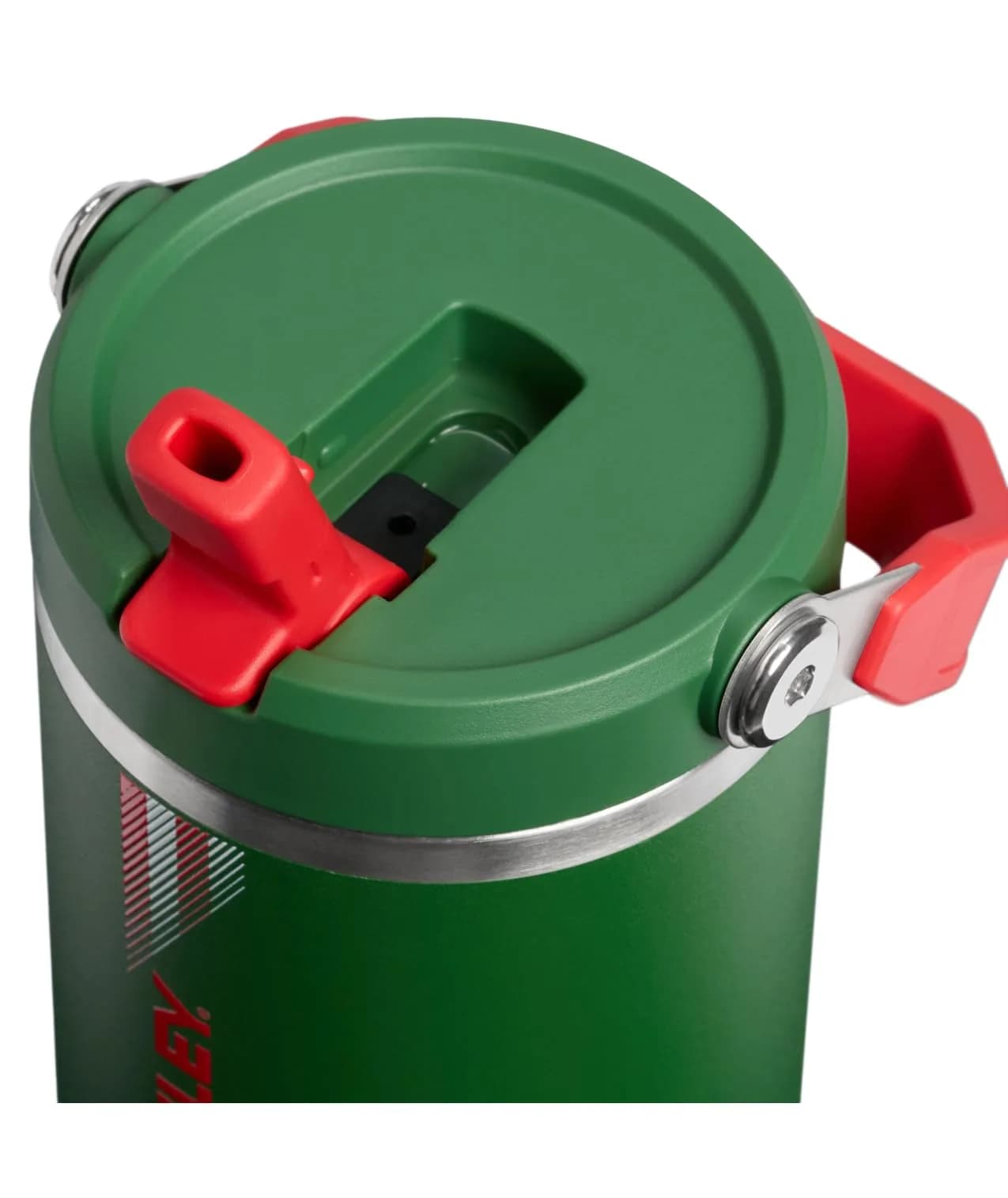 STANLEY IceFlow 2.0 Flip Straw Tumbler, 30 oz, Team Dark Green Red thumbnail 2