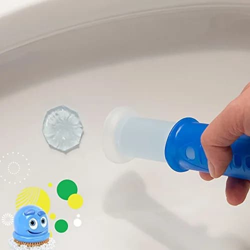 Scrubbing Bubbles Fresh Gel Toilet Bowl Cleaning Stamps Rainshower Scent 6 Stamps | Helps Keep Toilet Clean & Prevent Limescale thumbnail 5