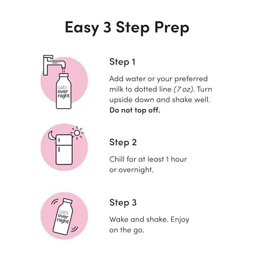 Oats Overnight Fruity Cereal High Protein Oatmeal Shake 2 oz | Ready-to-Drink Breakfast & Recovery thumbnail 4