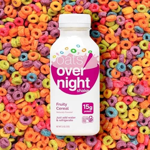 Oats Overnight Fruity Cereal High Protein Oatmeal Shake 2 oz | Ready-to-Drink Breakfast & Recovery thumbnail 7