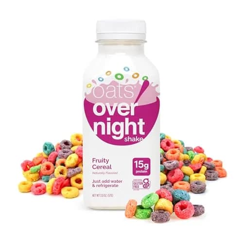 Oats Overnight Fruity Cereal High Protein Oatmeal Shake 2 oz | Ready-to-Drink Breakfast & Recovery thumbnail 8