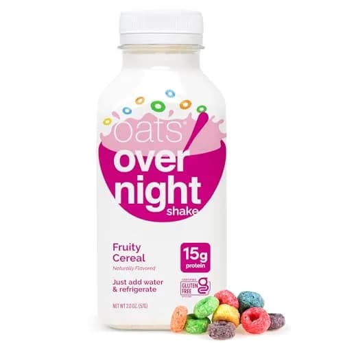 Oats Overnight Fruity Cereal High Protein Oatmeal Shake 2 oz | Ready-to-Drink Breakfast & Recovery thumbnail 2