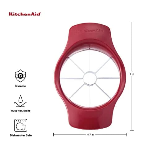KitchenAid Classic Fruit Slicer Red 12-Pack | Cores and Slices 8 Wedges thumbnail 2