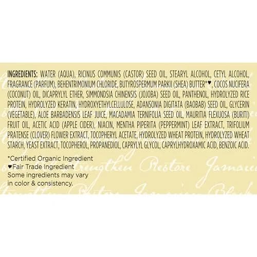 Shea Moisture Jamaican Black Castor Oil Leave-In Conditioner 138 oz (11.5 Fl Oz) | Detangles & Controls Frizz thumbnail 8