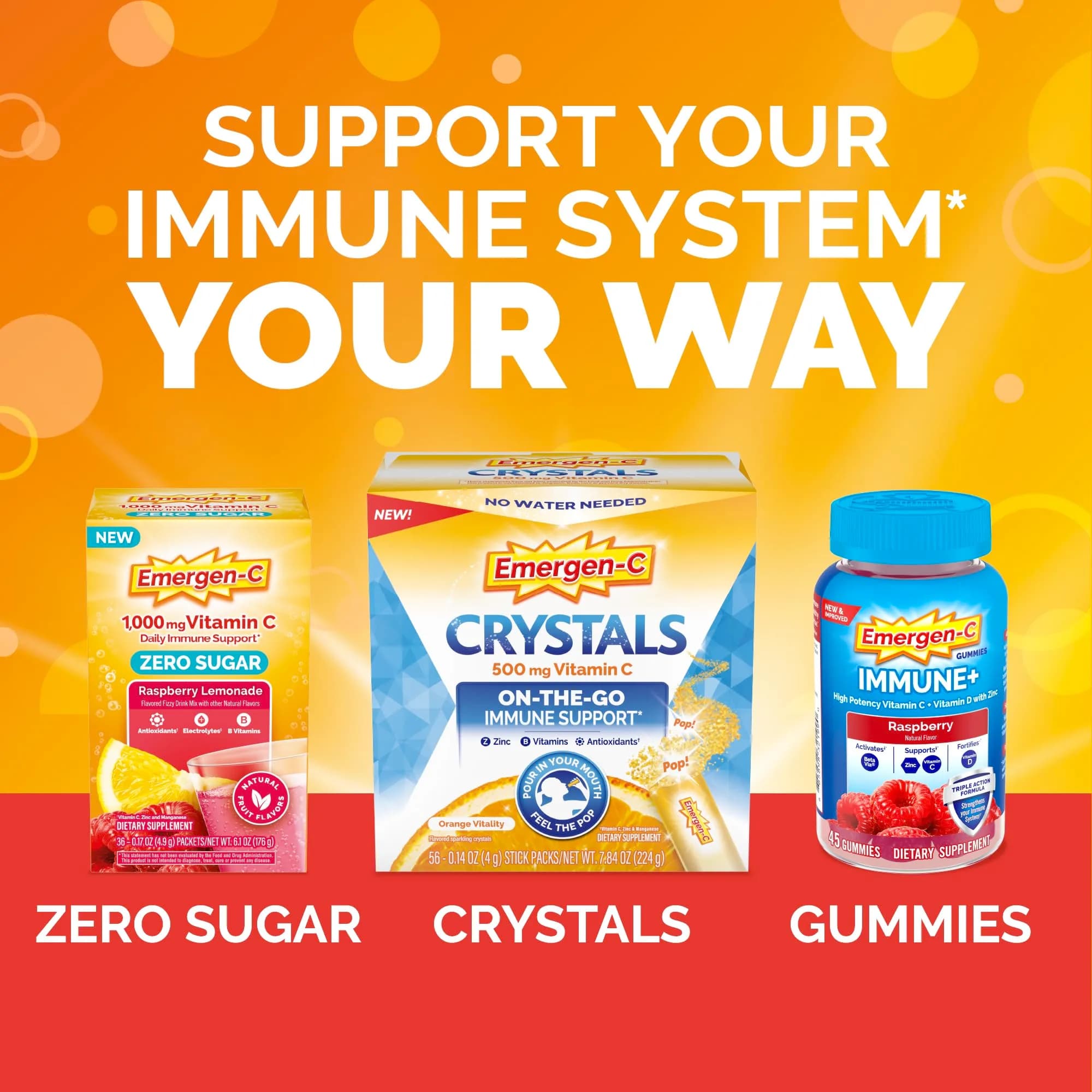 Emergen-C Strawberry Kiwi 30 Packets Immune Support Powder | USA Import for Daily Wellness - view 5