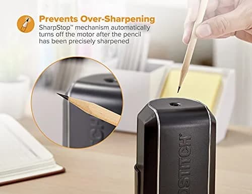 Bostitch Office Vertical Electric Pencil Sharpener Pack of 9 | Powerful Stall-Free Motor thumbnail 3