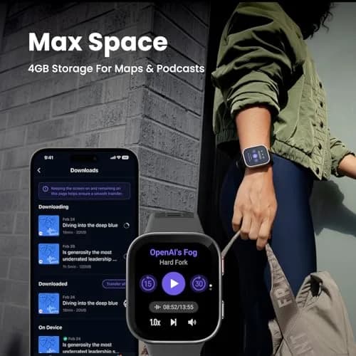 Amazfit Bip Max Smart Watch 2.07" AMOLED GPS iOS/Android | 20-Day Battery thumbnail 5