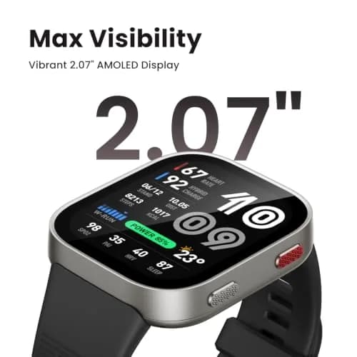 Amazfit Bip Max Smart Watch 2.07" AMOLED GPS iOS/Android | 20-Day Battery thumbnail 2