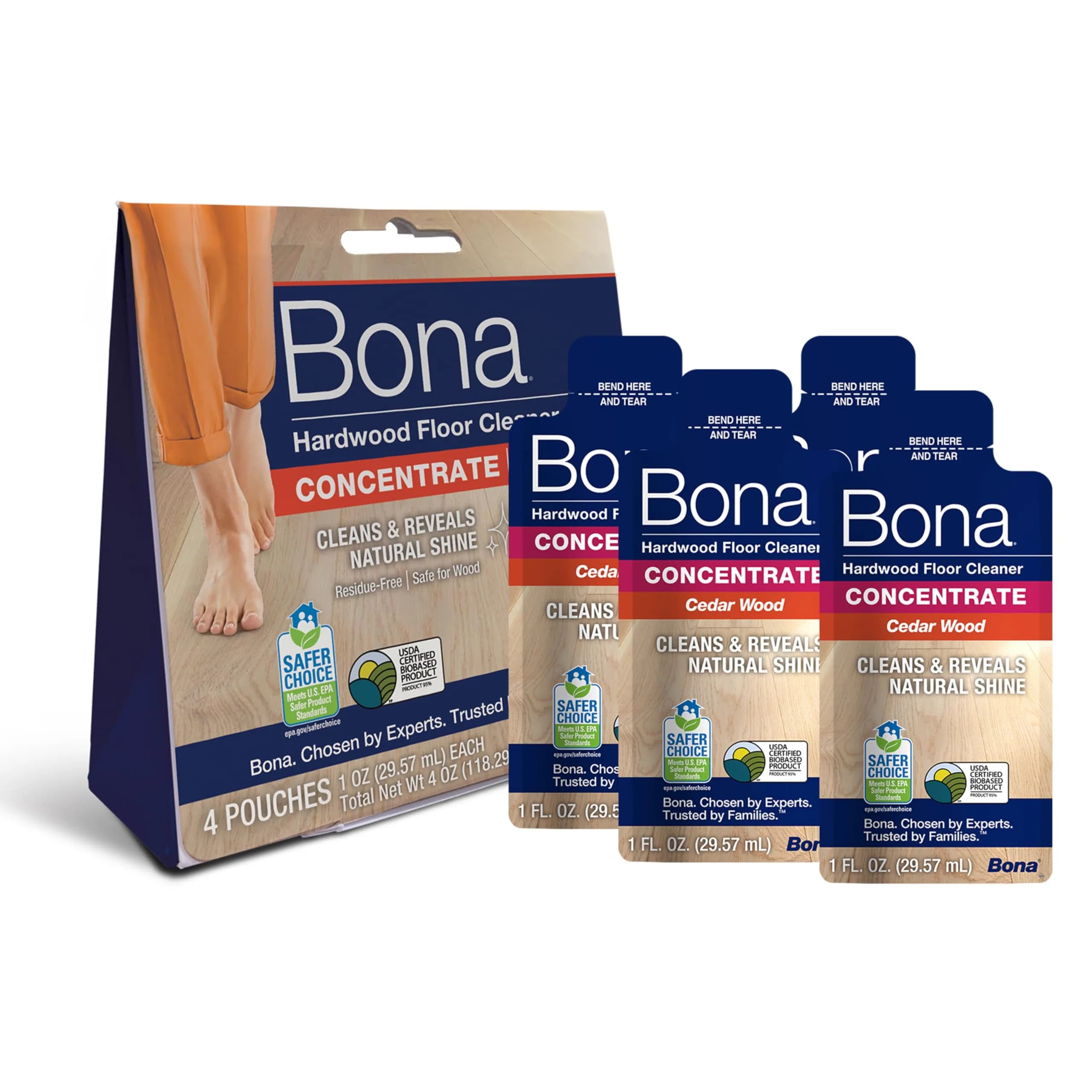 Bona Multi-Surface Floor Cleaner Refill, 1 Gallon (3.78 L) | Eco-Friendly Formula for Indian Homes - main product image