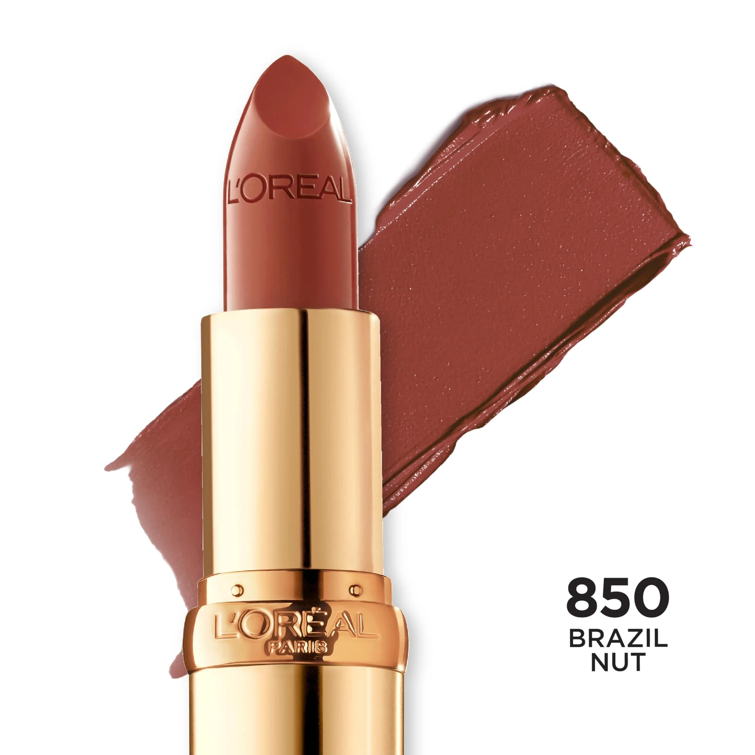 L'Oreal Paris Colour Riche Lipstick, Brazil Nut, 7.37g (0.26 Oz) Pack of 2 | Creamy Hydrating Satin Finish - view 7