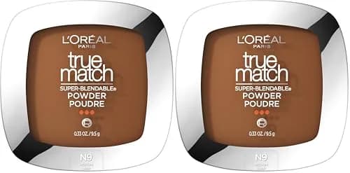 L'Oreal Paris True Match N9 Medium Deep Oil-Free Powder Foundation - Pack of 2 thumbnail 1