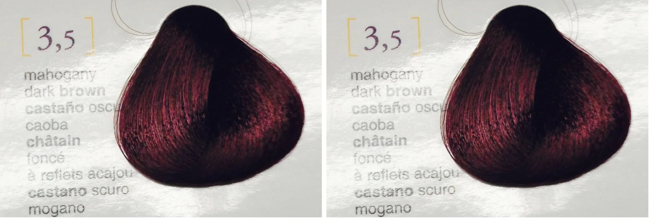 Salermvison Hair Coloring Cream #3.5 Dark Chestnut Mahogany 75 ml | Long-lasting Gray Coverage with Natural Oils - main product image