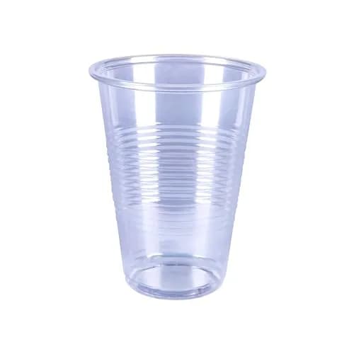 Amazon Basics Disposable Clear Plastic Cups for Cold Drinks, BPA-Free, Easy to Hold, 473ml (16oz) Pack of 100 | Value Pack for Everyday Use thumbnail 2