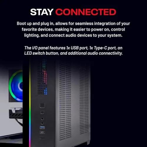 Skytech Gaming PC Desktop Ryzen 5 5500 RTX 5060 Ti 8GB 32GB RAM 1TB SSD | High-Performance Gaming Rig thumbnail 3